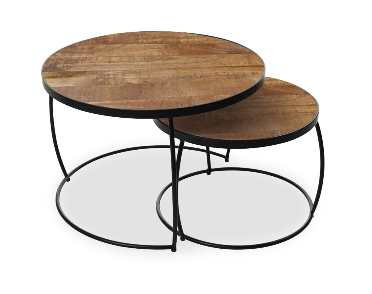 Set-2-tables-salon-Lars-3950-1-decor-magnolia-metal-65cm-Rousseau